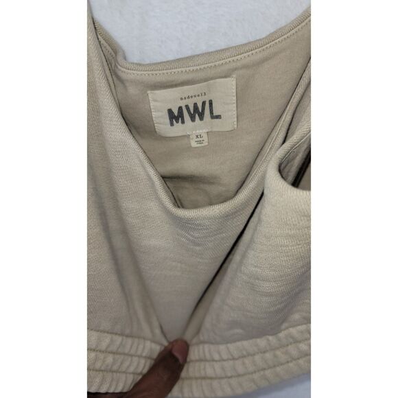 MWL by Madewell Tank, Color: Bone Size XL - Picture 3 of 4